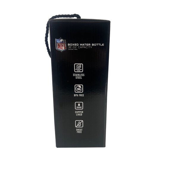 NFL Cleveland Browns 32 Oz Stainless Steel Water Bottle BPA-Free New In Box - Picture 5 of 7